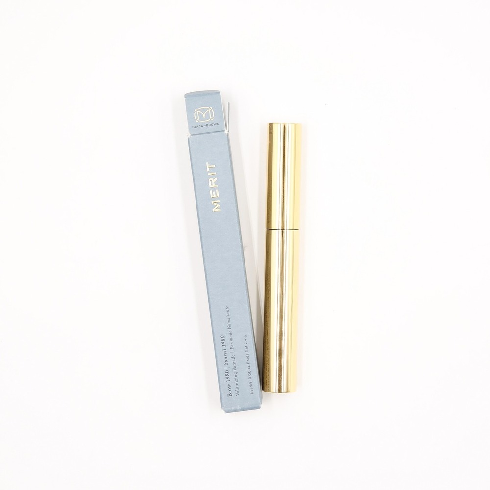 Merit - Brow 1980 Volumizing Pomade -Black-Brown - .08 oz / 2.4 g‎
